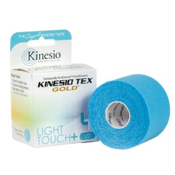 Kinesio TEX GOLD LIGHT TOUCH - tape, niebieskie