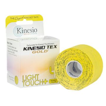 Kinesio TEX GOLD LIGHT TOUCH - tape, żółty